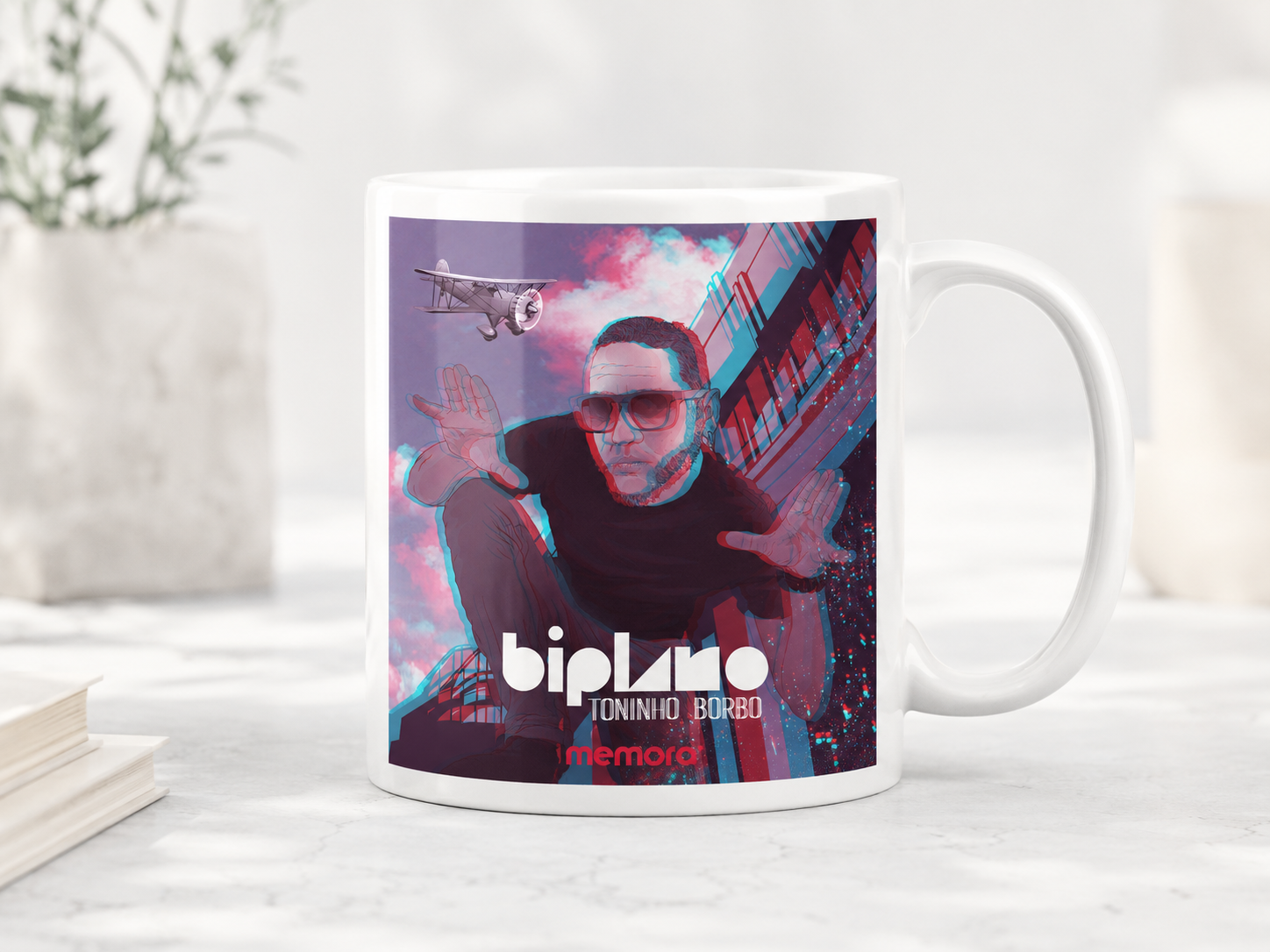 Caneca Memora Toninho Borbo #1 branca, segunda arte